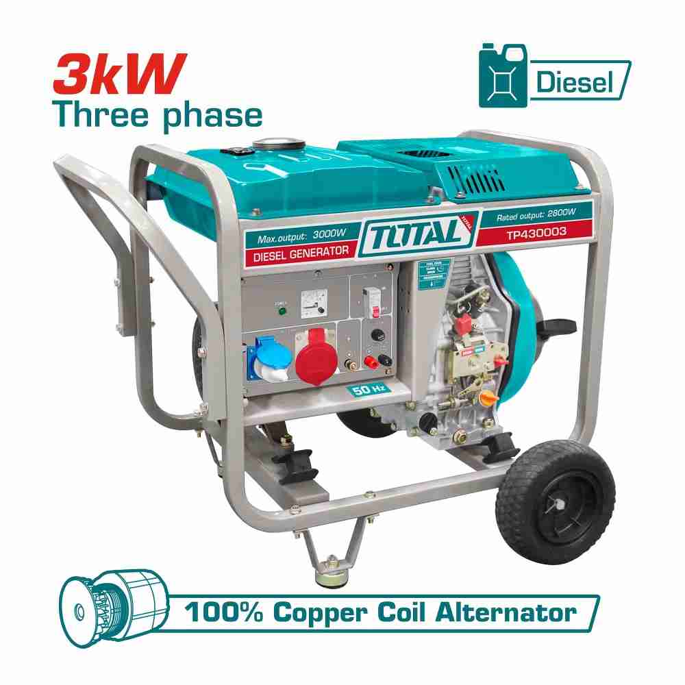 Generatore di  Corrente 3 Kw - Trifase