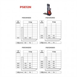 Transpallet Elettrico 12q.li/2.90M PSE12N-a  Colonna