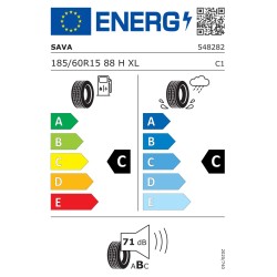 185 / 60 R 15 88H  SAVA - INTENSA HP