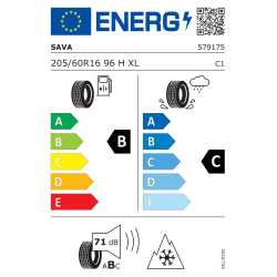 205/60R16 96H SAVA - All Weather