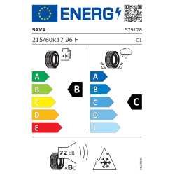 215/60R17 96H SAVA - All Weather