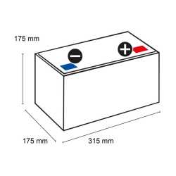 Batteria Bosch 80 AH S4 010 12v 740a