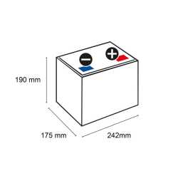 Batteria AGM 60ah Bosch Start-Stop S5 A05