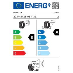 225/45R18 95Y Pirelli - Powergy