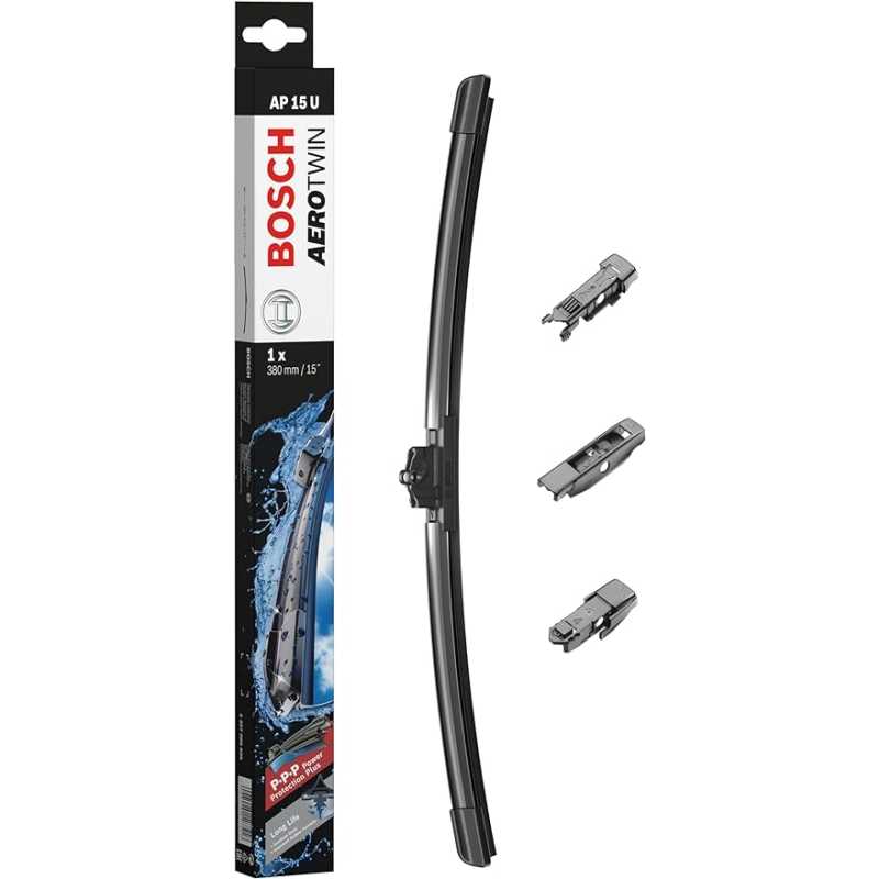 Tergicristalli Bosch Aerotwin AP15U, Lunghezza 380mm, 1 tergicristallo