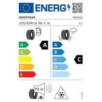 205/60R16 96V VEC 4SEASONS G3 XL Goodyear