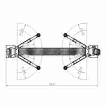 Ponte Sollevatore a Due Colonne  4500 Kg - 220 Volts