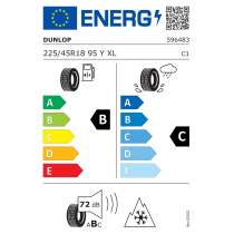 225/45R18 95Y XL Dunlop - All Season 2