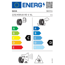 225/45R18 95V XL SAVA - Eskimo Hp2