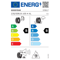 copy of Pneumatico Auto 235/55R19 105Y Goodyear - EAG F1