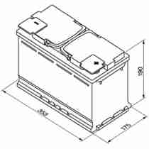 Batteria AGM 95AH Bosch Start-Stop 12V - 850A